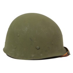 Casque M1, pattes fixes, liner WESTINGHOUSE, A washers verts