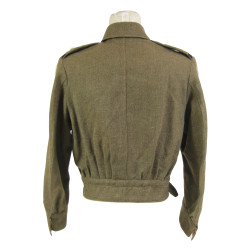 Battledress canadien, Pattern 1939, taille 10, Lt. William Johanneson, Royal Canadian Artillery, ETO