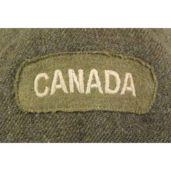 Battledress canadien, Pattern 1939, taille 10, Lt. William Johanneson, Royal Canadian Artillery, ETO