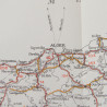 Carte alliée, Africa Road Map, MAROC-ALGÉRIE-TUNISIE, Sheet 151, opération Torch, 1942
