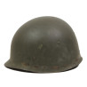 Casque M1, pattes fixes, 2nd Lieutenant, liner WESTINGHOUSE, modèle de transition