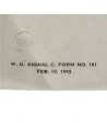 Overlay, Blank map, Pigeon, 1943