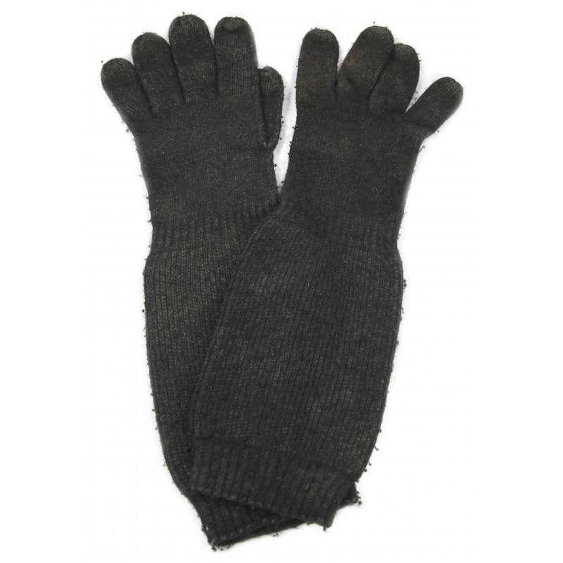 Gloves, wool, blue, USN, gas impregnated Gloves, wool, blue, USN, gas impregnated