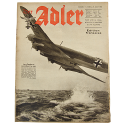 Magazine, Der Adler, August 25, 1942, French Edition