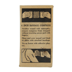 Compresse, ACME COTTON PRODUCTS CO., INC., 4-Inch, Item No. 92003