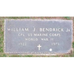 Lot de cravates, Cpl. William Bendrick, Jr., Co. K, 8th Marine Regt., 1st Marine Division, USMC, Guadalcanal
