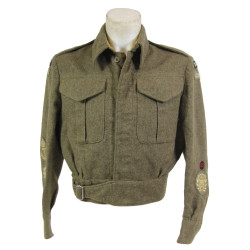 Blouse, Battledress, 1939 Pattern, Canadian, Warrant Officer Class II, RCEME, Size 2