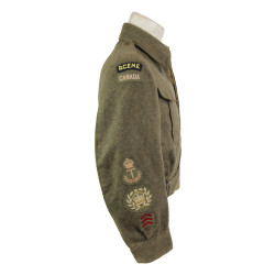 Battledress canadien, Pattern 1939, Warrant Officer Class II, RCEME, taille 2