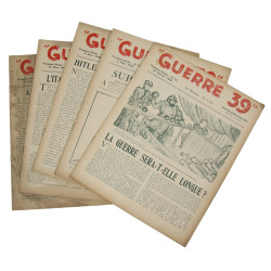 Journal, Belgian, Guerre 39, Lot of 24 Issues, 1939-1940