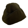 Cap, Garrison, Officer, Dark OD, Chocolate