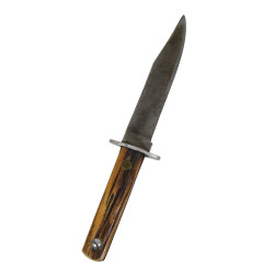 Knife, Fighting, EDW. K. TRYON CO., with Leather Scabbard