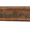 Dague de lancer, stylet, avec fourreau en cuir