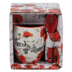 Coffee cup, Poppy