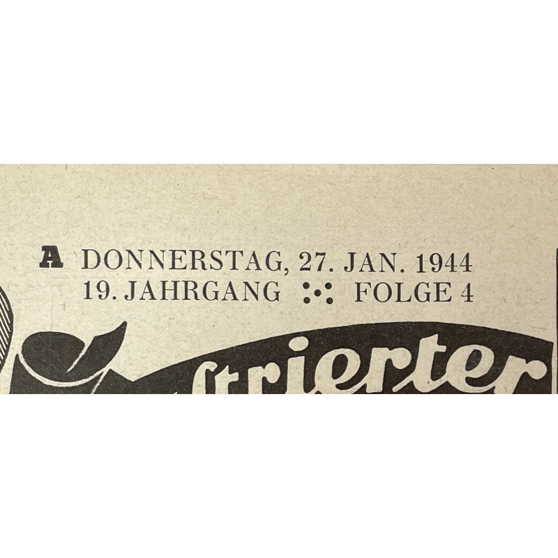 Magazine, Illustrierter Beobachter, 27 janvier 1944