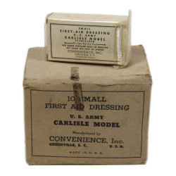 Pansement, Small First-Aid, US Army, Carlisle, CONVENIENCE, Inc., M65476