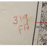 Carte, TOWN PLAN OF NAPLES, Italie, 1943, annotée, 82nd Airborne Division