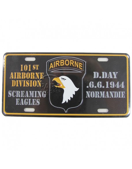 Postal plaque, 101st Airborne Division