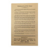 Programme, rencontre sportive, football américain, US Army vs US Navy, Londres, 1944, annoté