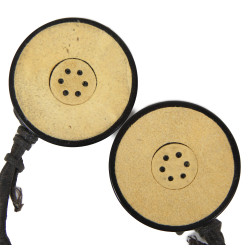 Écouteurs, ANB-H-1, SHURE BROTHERS, USAAF, chamois