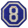 Patch, Shoulder, US Army, VIII Corps, Normandy, Ardennes