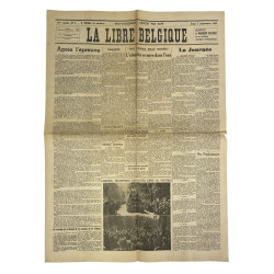 Journal belge, La Libre Belgique, 7 septembre 1944
