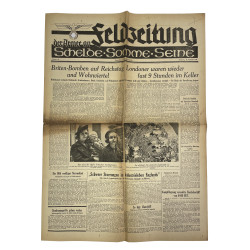 Newspaper, German, Feldzeitung, September 12, 1940