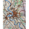 Map, Essen, Ruhr, Germany, 1942