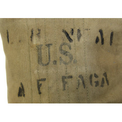 Gourde US, complète, 1942, CM2c Aronal Faga, 31st Naval Construction Bn., Seabees, PTO, Iwo Jima