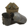 Gourde US, complète, 1942, CM2c Aronal Faga, 31st Naval Construction Bn., Seabees, PTO, Iwo Jima Gourde US, complète, 1942, CM2c Aronal Faga, 31st Naval Construction Bn., Seabees, PTO, Iwo Jima