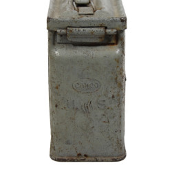 Boîte à munitions, calibre .30, mitrailleuse Browning, CANCO, US Navy