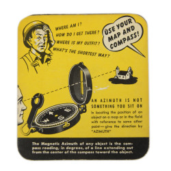 Guide d'utilisation de boussole, US Army