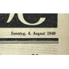 Journal allemand, Feldzeitung, 4 août 1940
