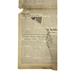 Journal allemand, Feldzeitung, 4 août 1940