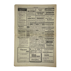 Newspaper, German, Kärntner Grenzruf, February 5, 1941