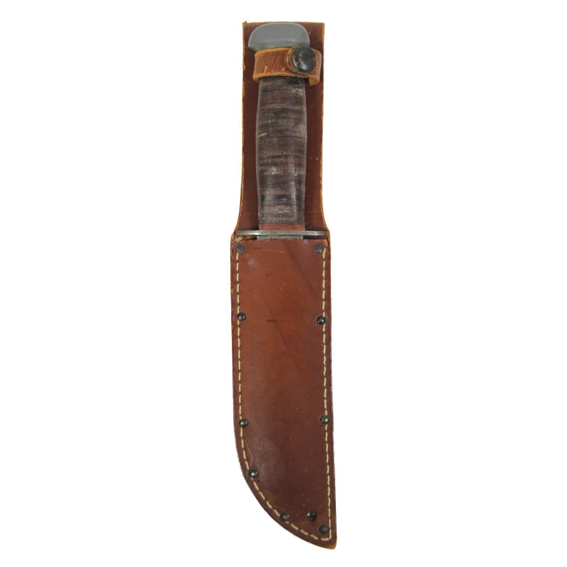 Couteau de combat, PAL RH-36, avec fourreau en cuir Couteau de combat, PAL RH-36, avec fourreau en cuir
