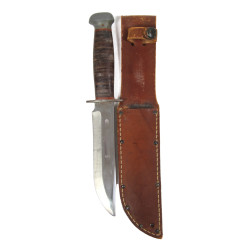 Couteau de combat, PAL RH-36, avec fourreau en cuir