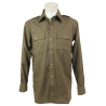 Shirt, Officer, Dark OD, Chocolate
