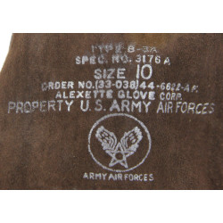 Gloves, Flying, Type B-3A, USAAF, Size 10, 1944
