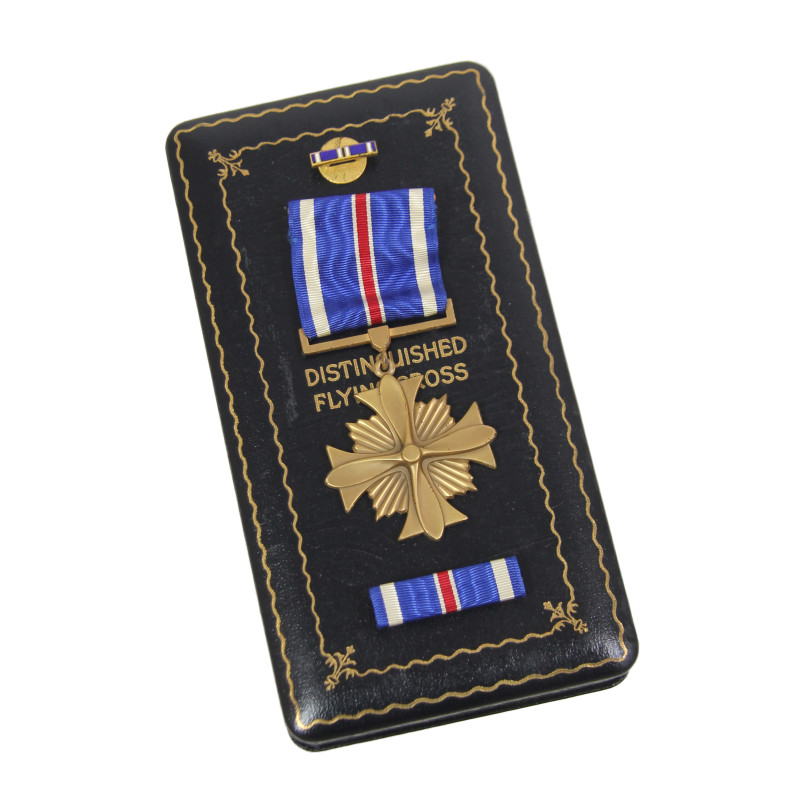 Coffret médaille, Distinguished Flying Cross, complet