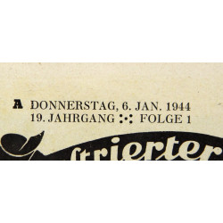 Magazine, Illustrierter Beobachter, January 6, 1944