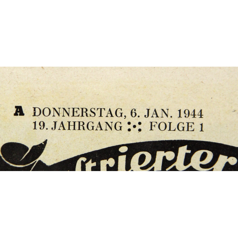 Magazine, Illustrierter Beobachter, 6 janvier 1944
