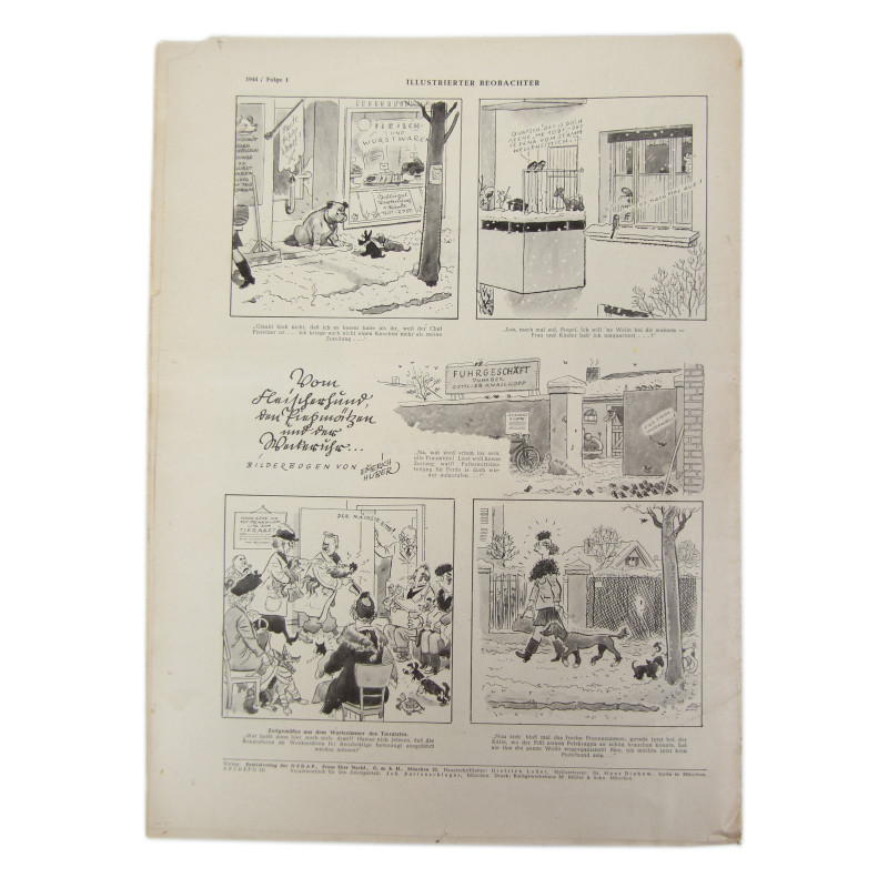 Magazine, Illustrierter Beobachter, 6 janvier 1944
