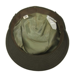 Casquette chocolat officier, US Army Nurse Corps, taille 51, 1943