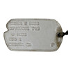 Plaques d'identité, Dog Tags, plexiglas, Pvt. Elmer Buss, 127th Inf. Regt., 32nd Inf. Div., CBI & PTO Plaques d'identité, Dog Tags, plexiglas, Pvt. Elmer Buss, 127th Inf. Regt., 32nd Inf. Div., CBI & PTO