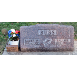 Dog Tags, Plexiglas, Pvt. Elmer Buss, 127th Inf. Regt., 32nd Inf. Div., CBI & PTO