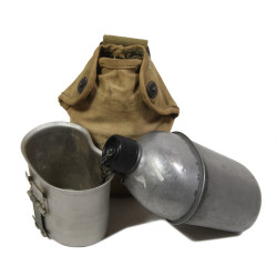 Canteen, US, Complete, with USMC Cover, P2, Co. C, 25 Inf. Regt., 4th Marine Division