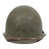 Casque M1, pattes fixes, liner WESTINGHOUSE, modèle de transition, nominatif