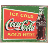 Plaque publicitaire, Coca-Cola, Ice cold