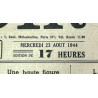 Journal belge, Le Soir, 23 août 1944