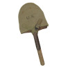 T-Shovel, M-1910, Shortened, with Cover, Laundry Number, Normandy
